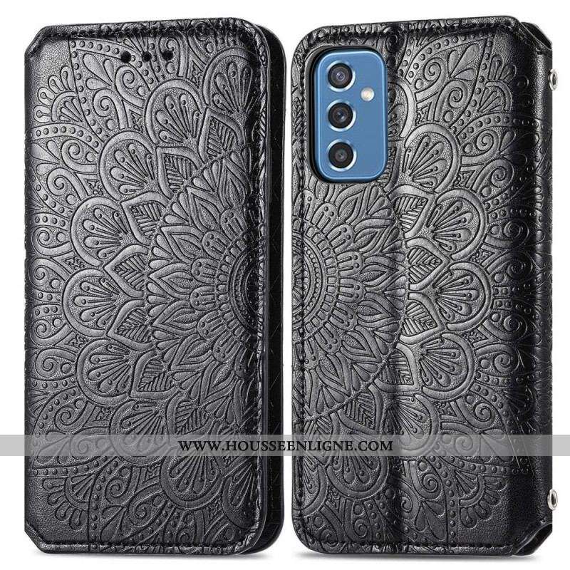 Flip Cover Samsung Galaxy M52 5G Simili Cuir Antiquaire
