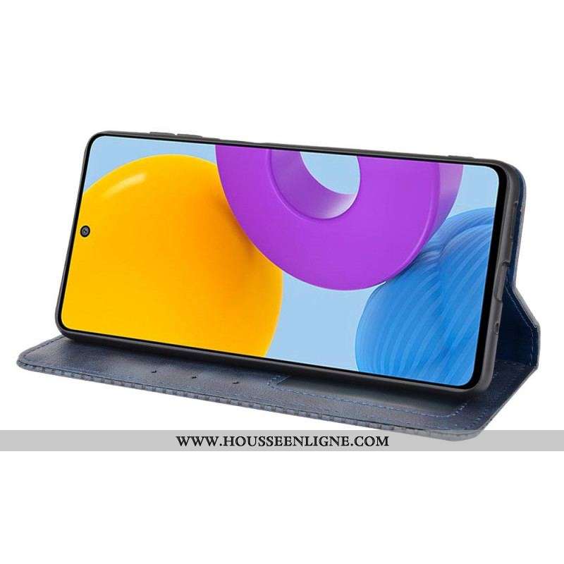 Flip Cover Samsung Galaxy M52 5G Simili Cuir Doux