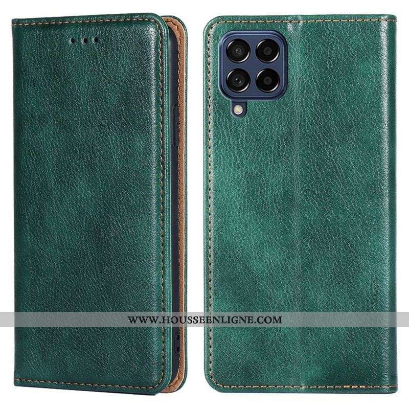 Flip Cover Samsung Galaxy M53 5G Simili Cuir Rétro
