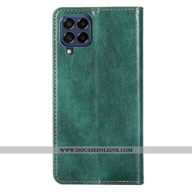 Flip Cover Samsung Galaxy M53 5G Simili Cuir Rétro