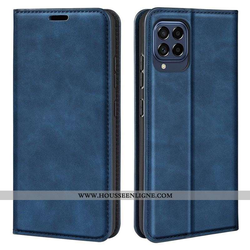 Flip Cover Samsung Galaxy M53 5G Skin-Touch Douceur