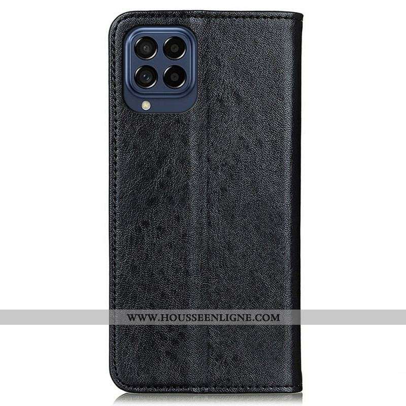 Flip Cover Samsung Galaxy M53 5G Texture Cuir