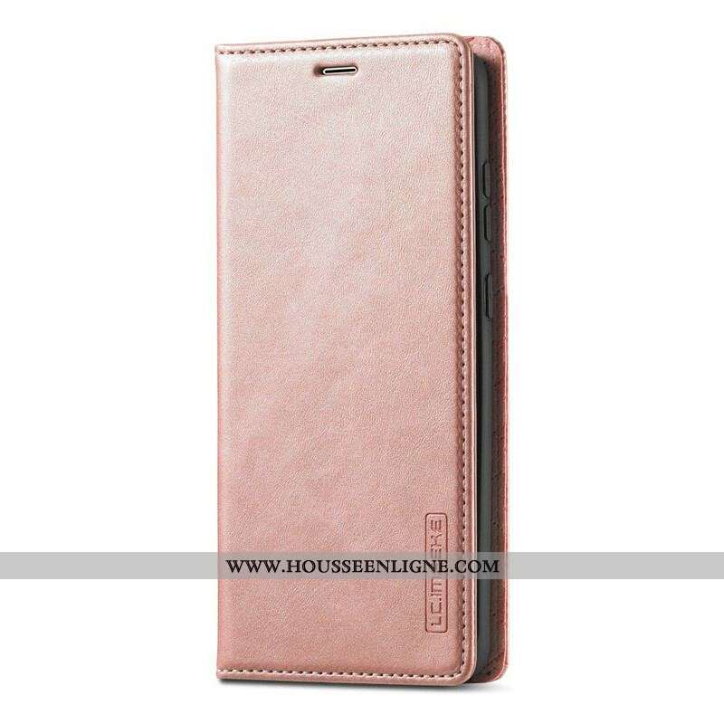 Flip Cover Samsung Galaxy S20 FE LC.IMEEKE Effet Cuir