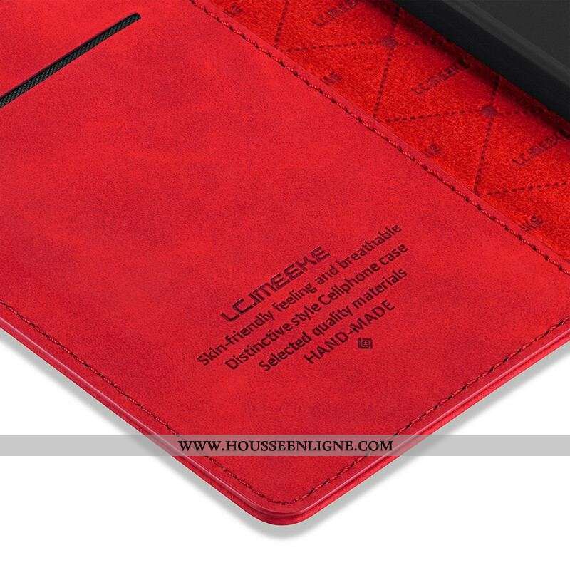 Flip Cover Samsung Galaxy S20 FE LC.IMEEKE Effet Cuir