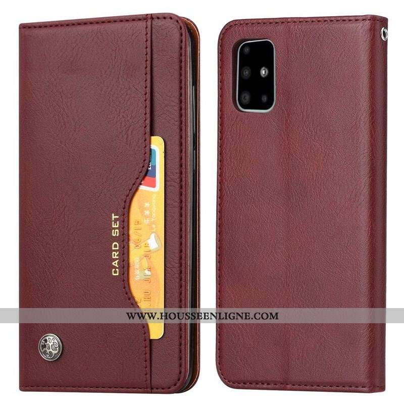Flip Cover Samsung Galaxy S20 FE Simili Cuir Porte-Cartes