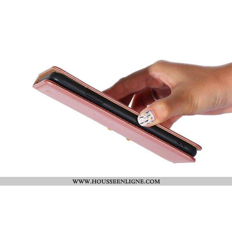 Flip Cover Samsung Galaxy S20 FE Style Cuir Vintage