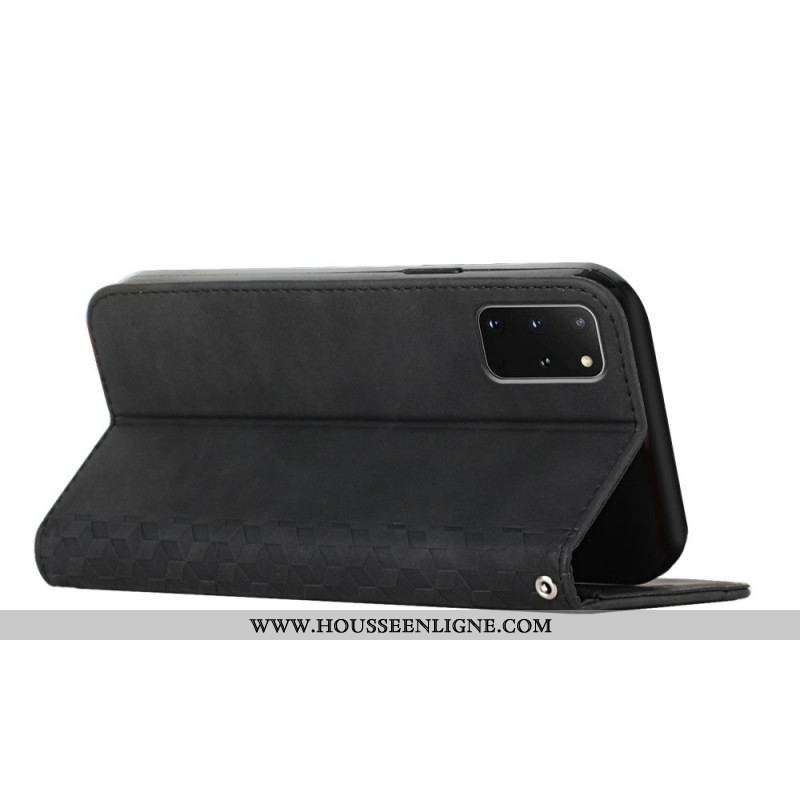 Flip Cover Samsung Galaxy S20 Plus / S20 Plus 5G Effet Cuir Géo