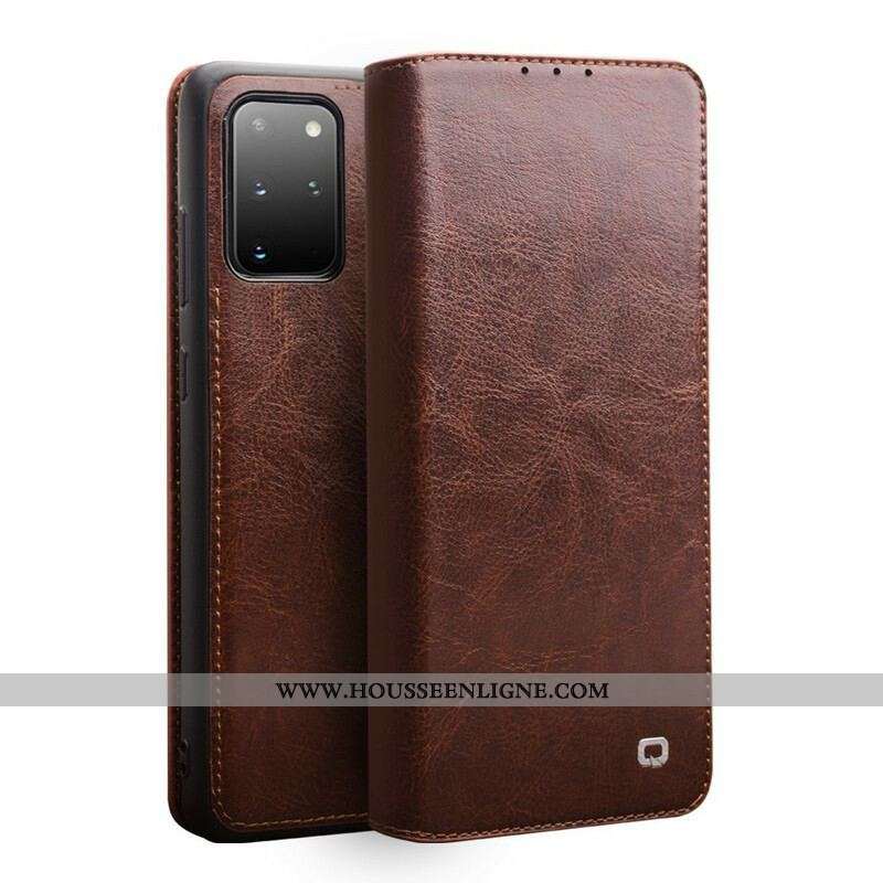 Flip Cover Samsung Galaxy S20 Plus / S20 Plus 5G QIALINO Cuir Véritable