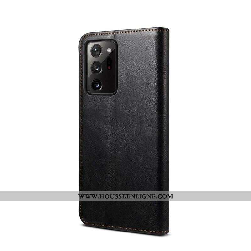 Flip Cover Samsung Galaxy S20 Plus / S20 Plus 5G Simili Cuir Ciré