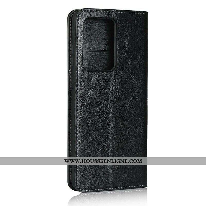 Flip Cover Samsung Galaxy S20 Ultra Cuir Véritable