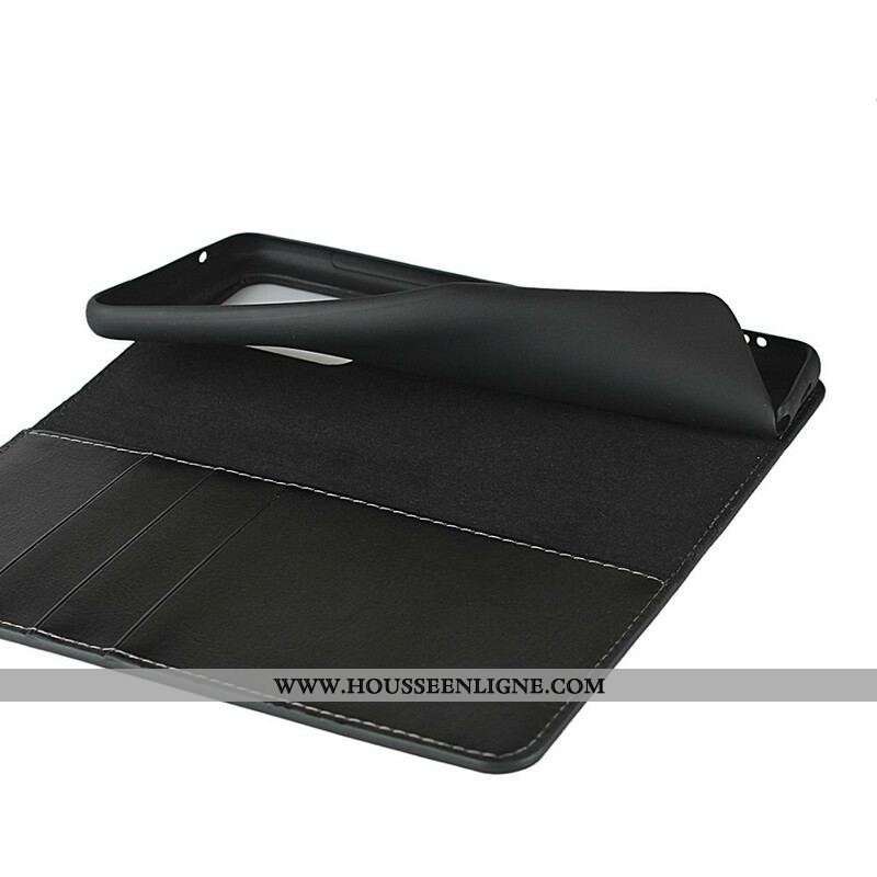 Flip Cover Samsung Galaxy S20 Ultra Cuir Véritable