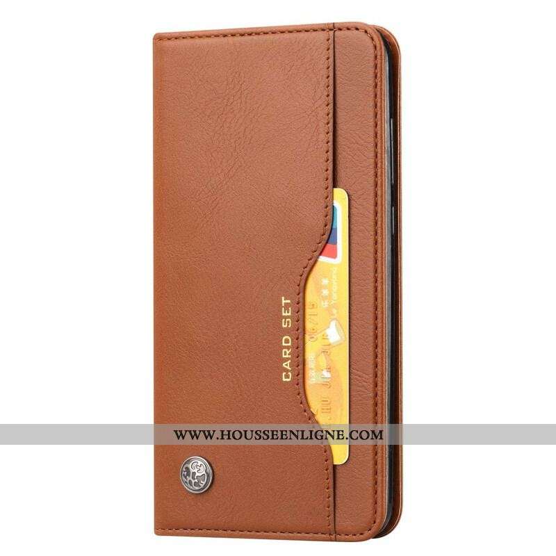 Flip Cover Samsung Galaxy S20 Ultra Simili Cuir Porte-Cartes