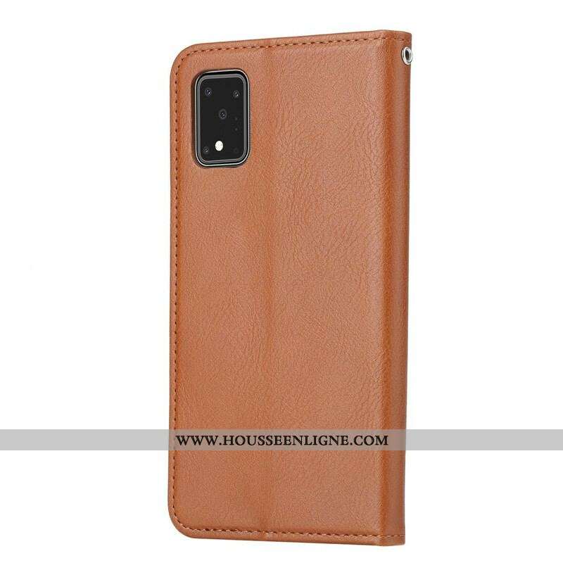 Flip Cover Samsung Galaxy S20 Ultra Simili Cuir Porte-Cartes