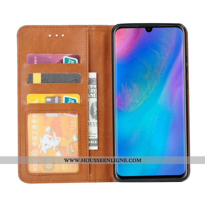 Flip Cover Samsung Galaxy S20 Ultra Simili Cuir Porte-Cartes