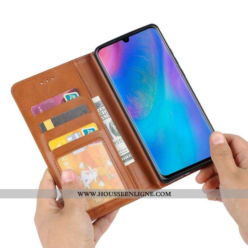 Flip Cover Samsung Galaxy S20 Ultra Simili Cuir Porte-Cartes