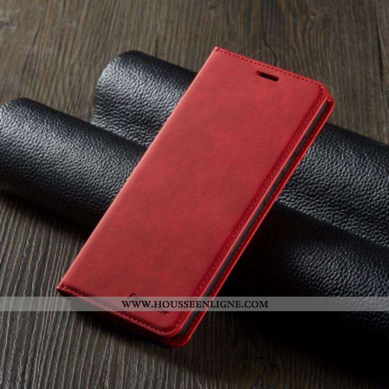 Flip Cover Samsung Galaxy S21 5G Effet Cuir FORWENW