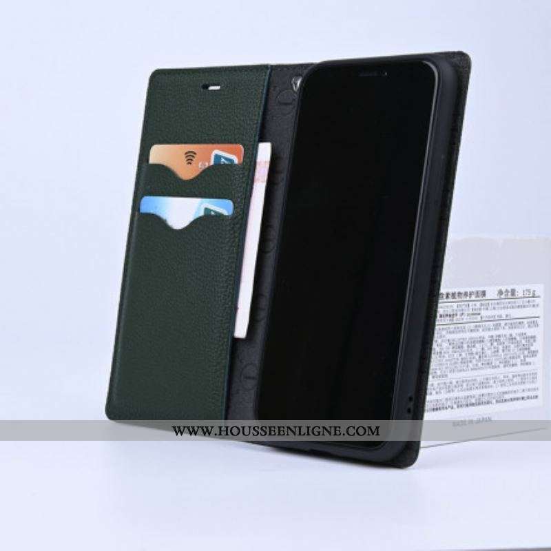 Flip Cover Samsung Galaxy S21 5G Effet Cuir HANMAN