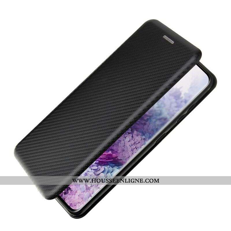 Flip Cover Samsung Galaxy S21 5G Fibre Carbone