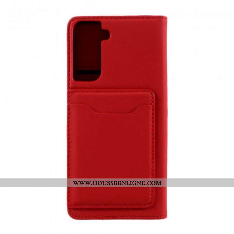 Flip Cover Samsung Galaxy S21 5G Porte-Carte Support