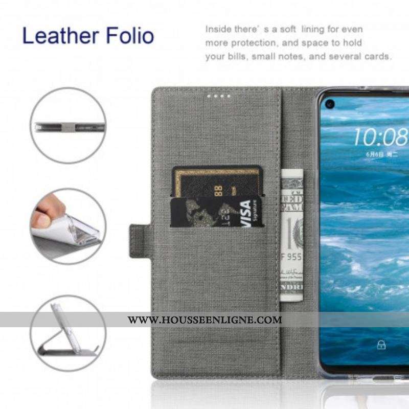 Flip Cover Samsung Galaxy S21 5G Texturée VILI DMX