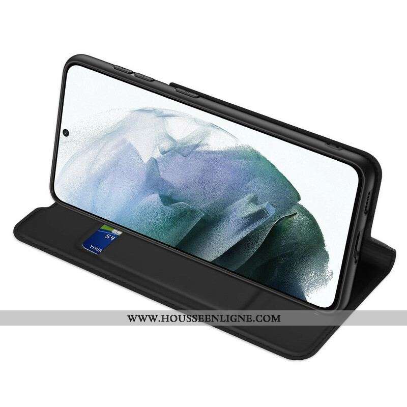 Flip Cover Samsung Galaxy S21 FE Skin Pro DUX DUCIS