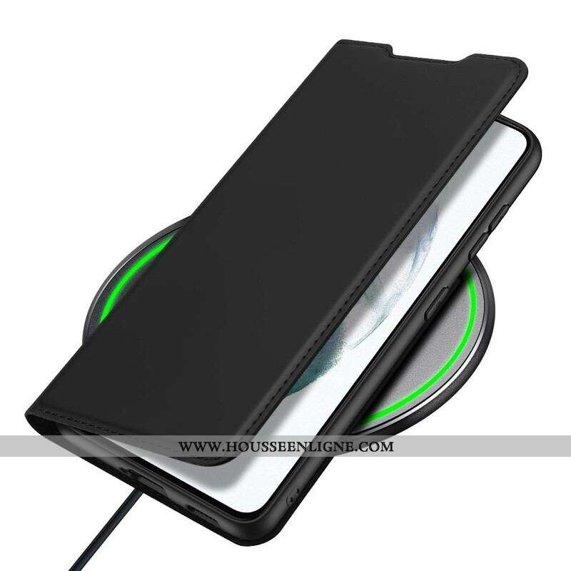 Flip Cover Samsung Galaxy S21 FE Skin Pro DUX DUCIS
