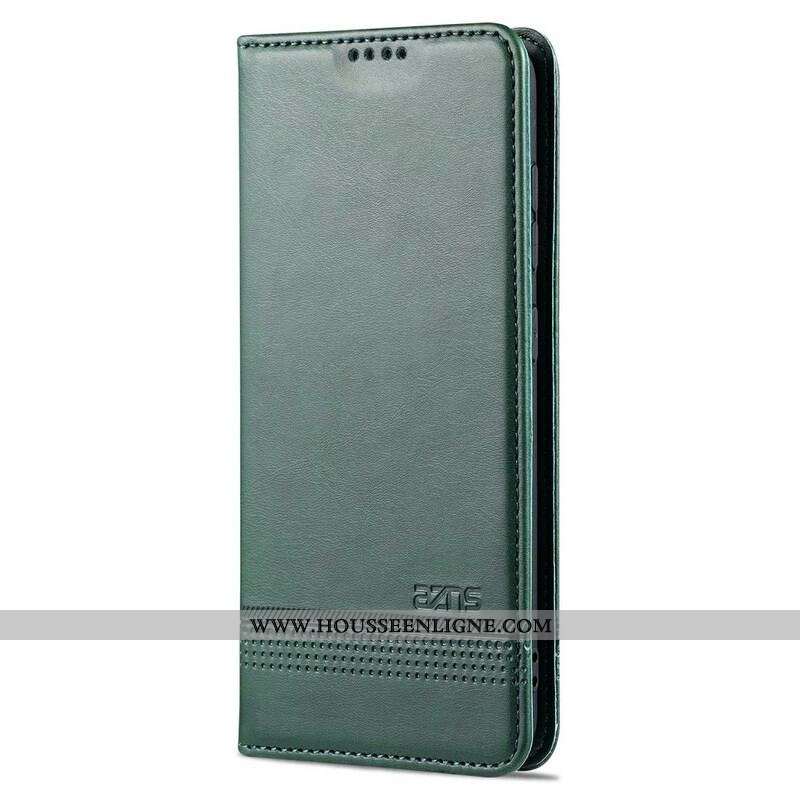 Flip Cover Samsung Galaxy S21 FE Style Cuir AZNS