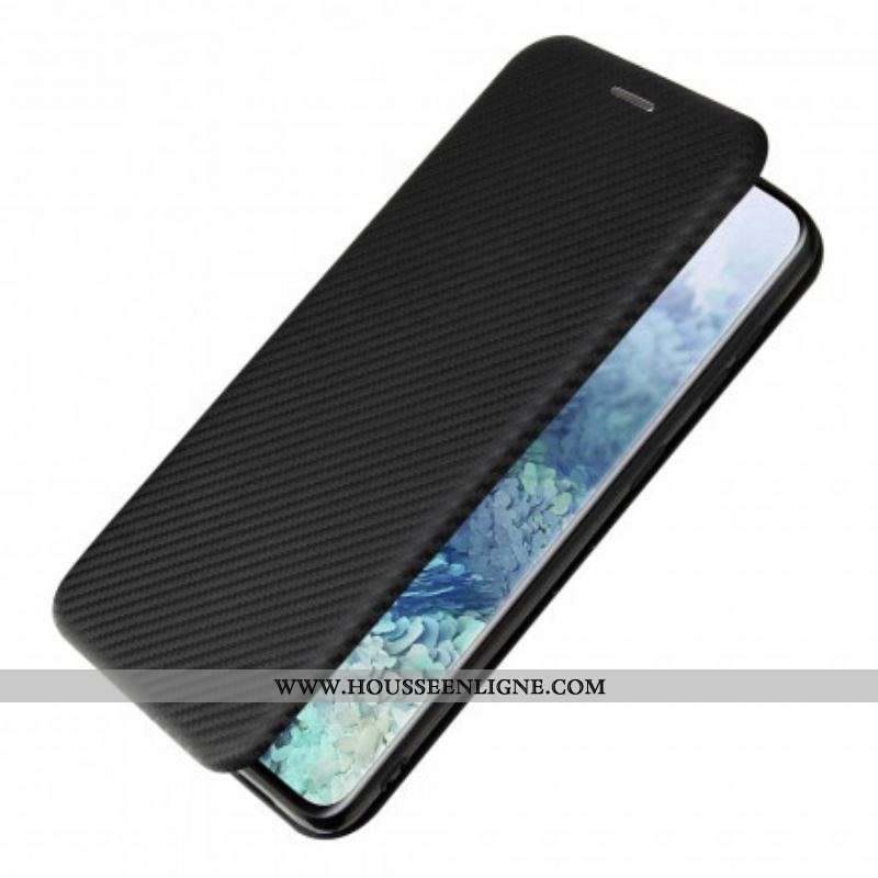 Flip Cover Samsung Galaxy S21 Plus 5G Fibre Carbone