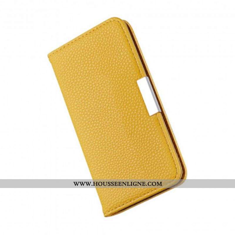 Flip Cover Samsung Galaxy S21 Plus 5G Simili Cuir Litchi Ultra Chic