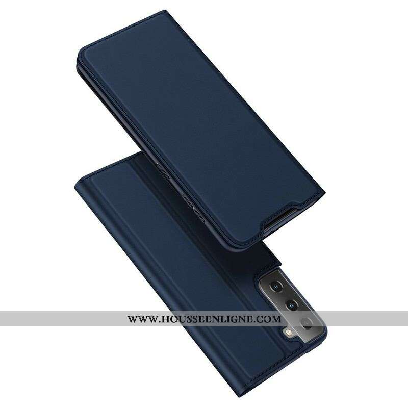 Flip Cover Samsung Galaxy S21 Plus 5G Skin Pro DUX DUCIS