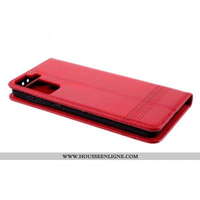 Flip Cover Samsung Galaxy S21 Plus 5G Style Cuir AZNS