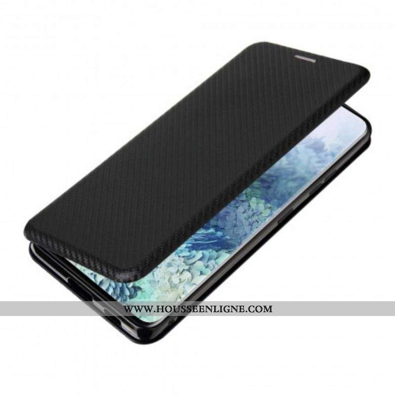 Flip Cover Samsung Galaxy S21 Ultra 5G Fibre Carbone