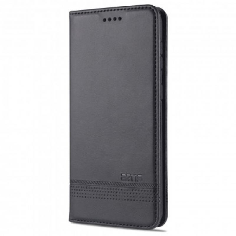 Flip Cover Samsung Galaxy S21 Ultra 5G Style Cuir AZNS