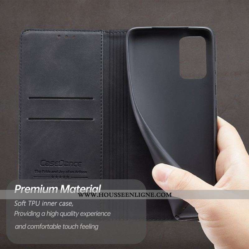Flip Cover Samsung Galaxy S22 5G Simili Cuir CASEDANCE