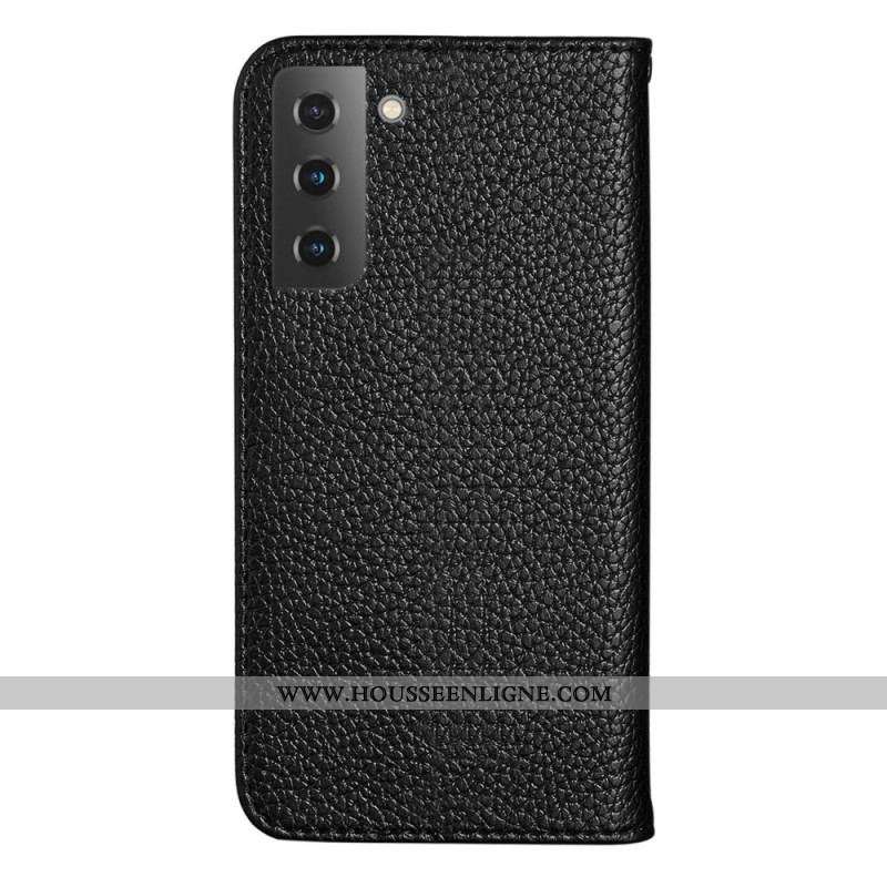 Flip Cover Samsung Galaxy S22 5G Simili Cuir Litchi Ultra Chic