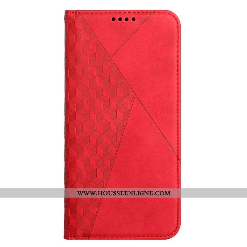 Flip Cover Samsung Galaxy S22 5G Style Cuir Texture Diamant