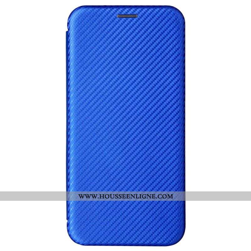 Flip Cover Samsung Galaxy S22 Plus 5G Fibre Carbone