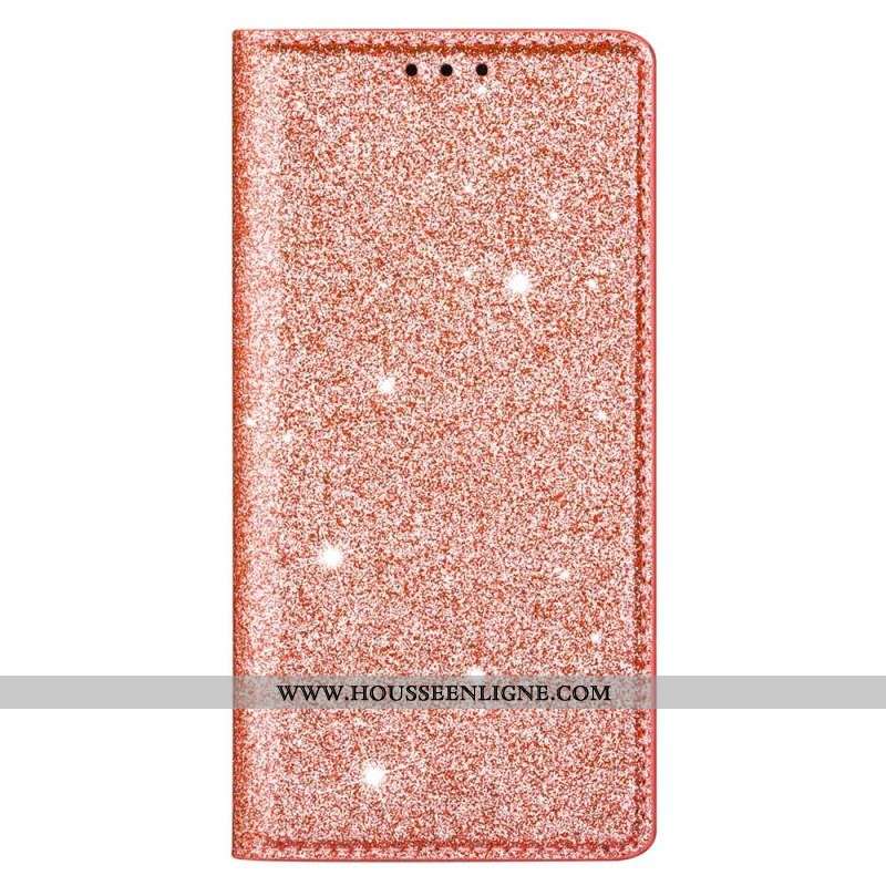 Flip Cover Samsung Galaxy S22 Plus 5G Style Paillettes