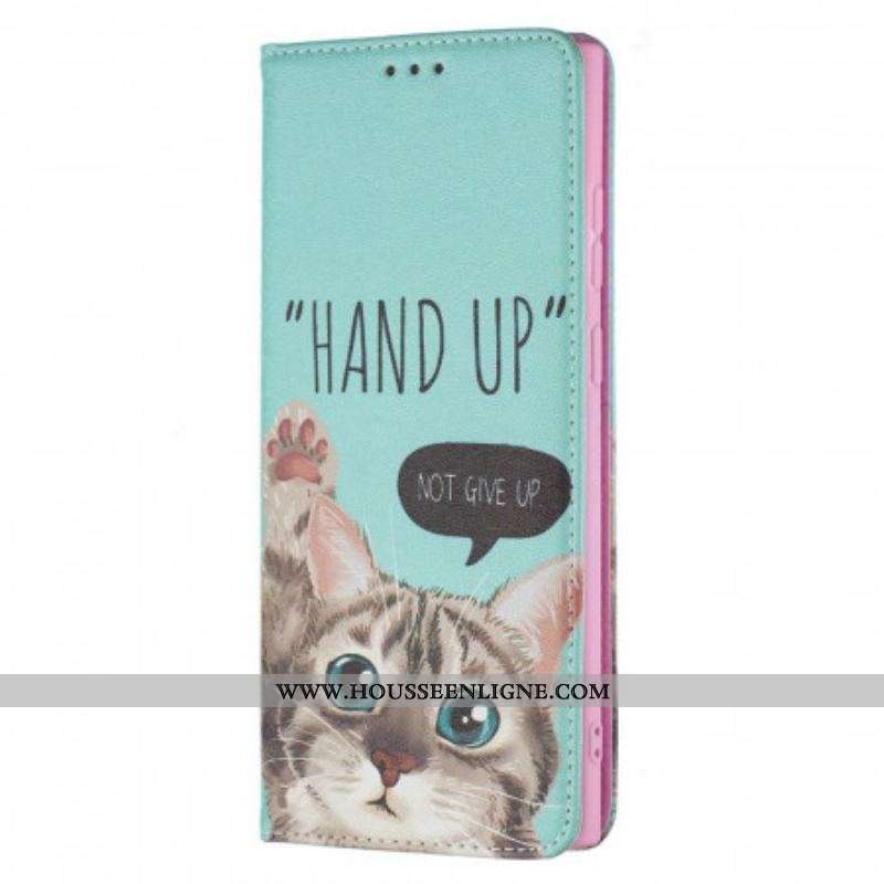 Flip Cover Samsung Galaxy S22 Ultra 5G Hand Up