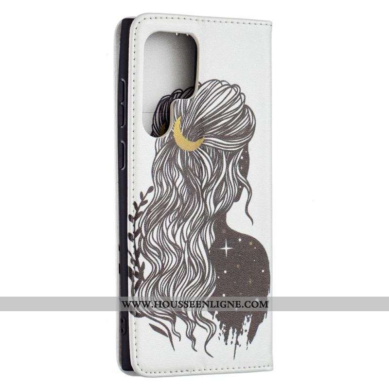 Flip Cover Samsung Galaxy S22 Ultra 5G Jolie Chevelure