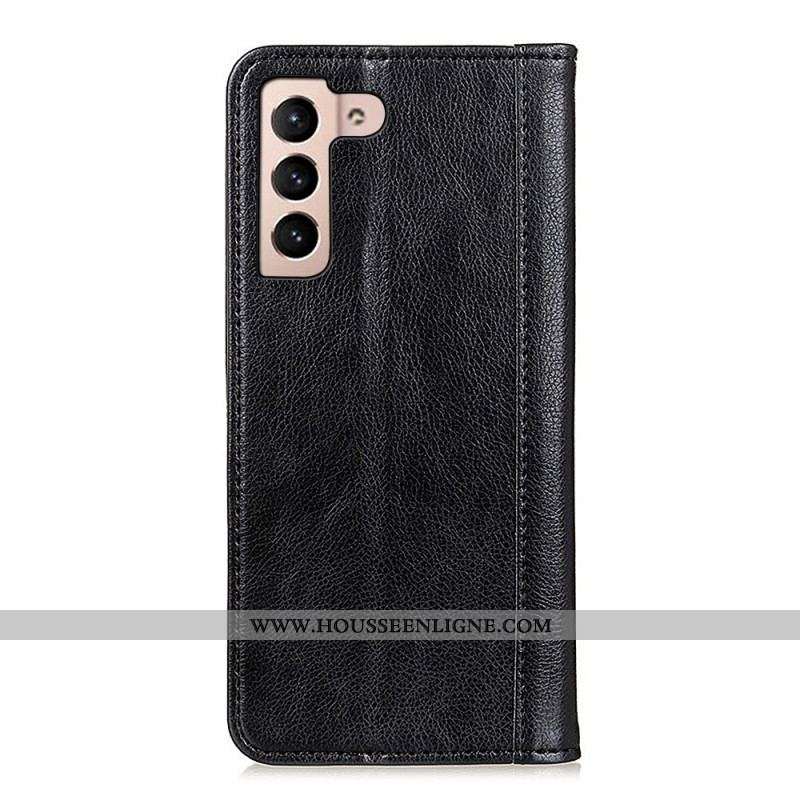 Flip Cover Samsung Galaxy S23 5G Cuir Fendu