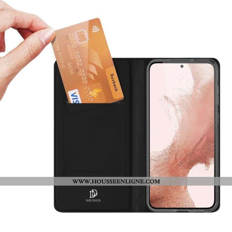 Flip Cover Samsung Galaxy S23 5G Skin Pro Series Dux Ducis