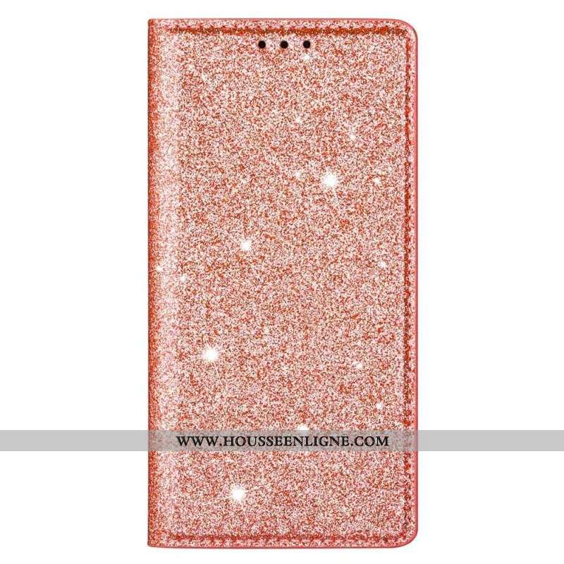 Flip Cover Samsung Galaxy S23 Plus 5G Style Paillettes