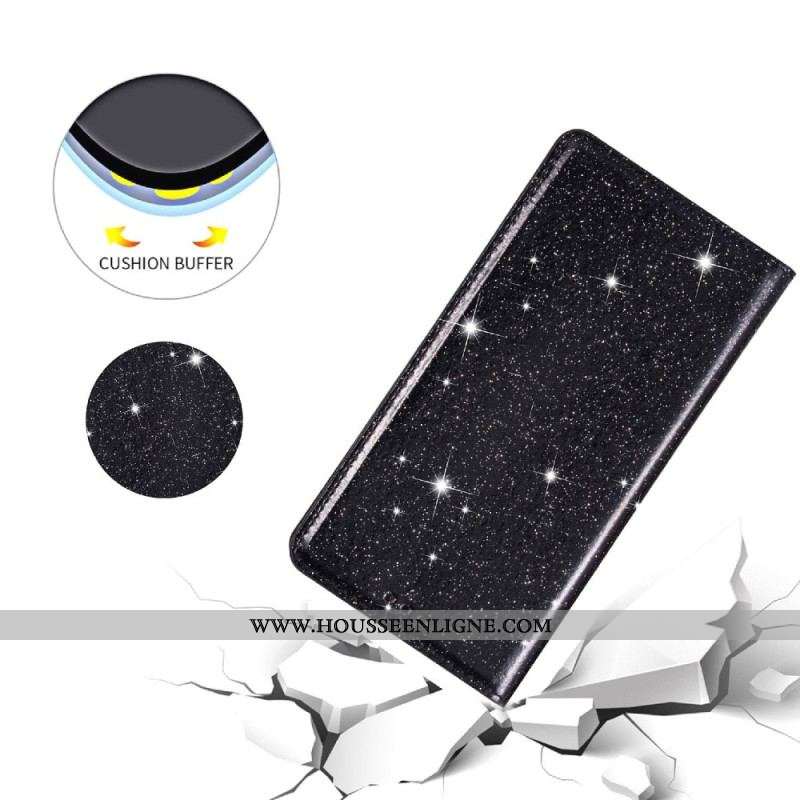 Flip Cover Samsung Galaxy S23 Plus 5G Style Paillettes