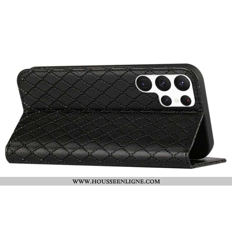 Flip Cover Samsung Galaxy S23 Ultra 5G Losanges RFID