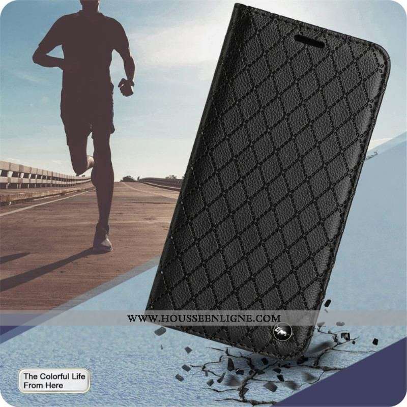 Flip Cover Samsung Galaxy S23 Ultra 5G Losanges RFID