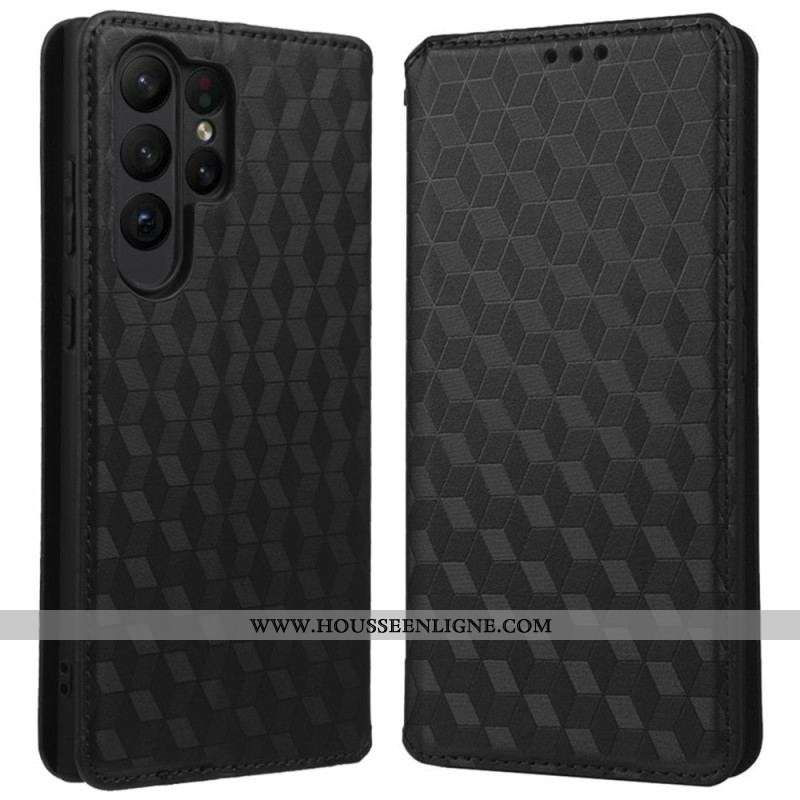 Flip Cover Samsung Galaxy S23 Ultra 5G Motif 3D