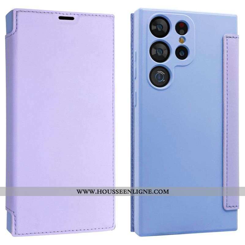 Flip Cover Samsung Galaxy S23 Ultra 5G Silicone Liquide