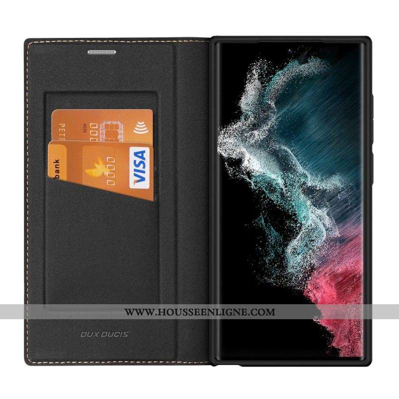 Flip Cover Samsung Galaxy S23 Ultra 5G Skin X2 Series DUX DUCIS
