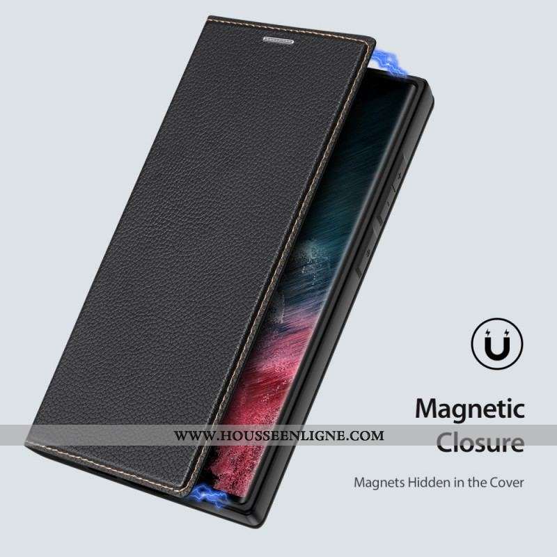 Flip Cover Samsung Galaxy S23 Ultra 5G Skin X2 Series DUX DUCIS